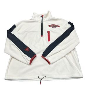 Vintage Hummel half-zip fleece sweatshirt Womens Large Y2k